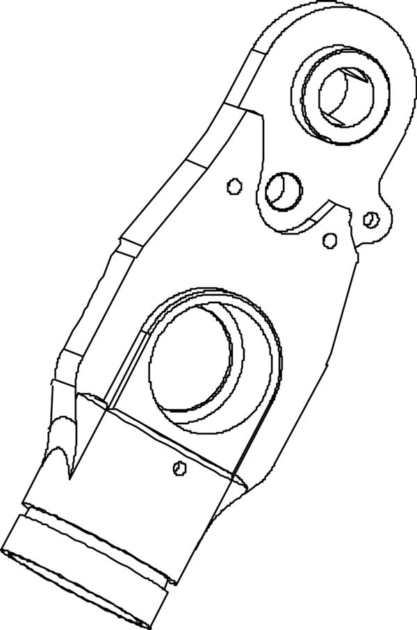 Load-bearing body in forged aluminum