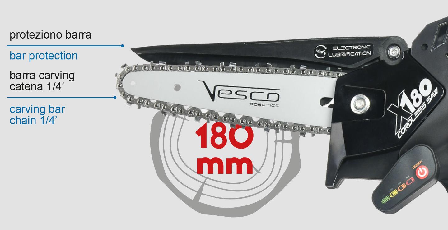 X180 - SUPERFAST chain pruner 180mm