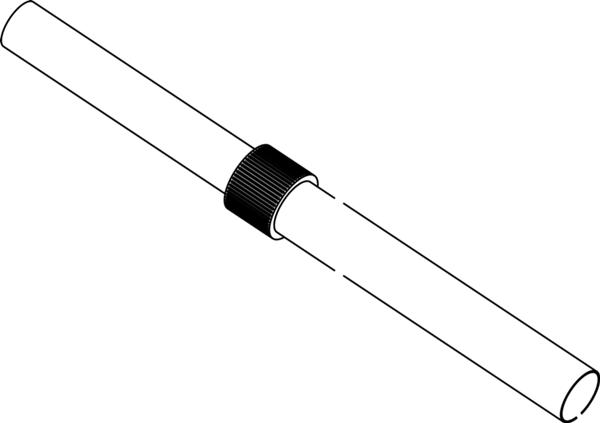 Fixed aluminum rod 250cm