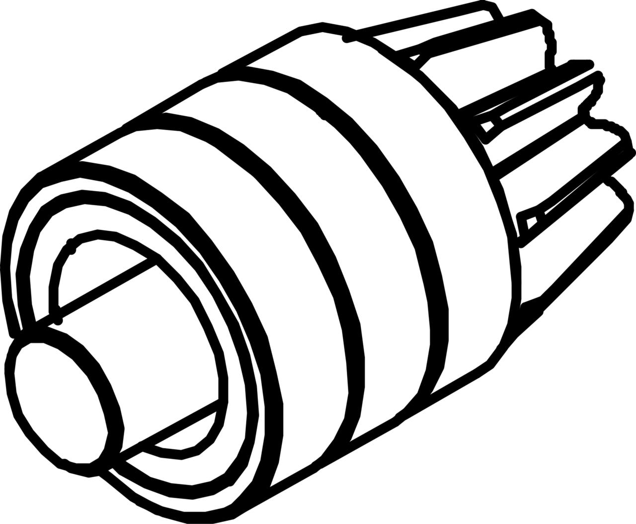 Coaxial shaft (3 bearings included)