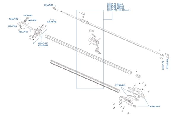 X37 AF - Cordless pole pruner 37mm