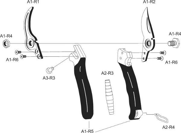 A1 - By-pass vine shears