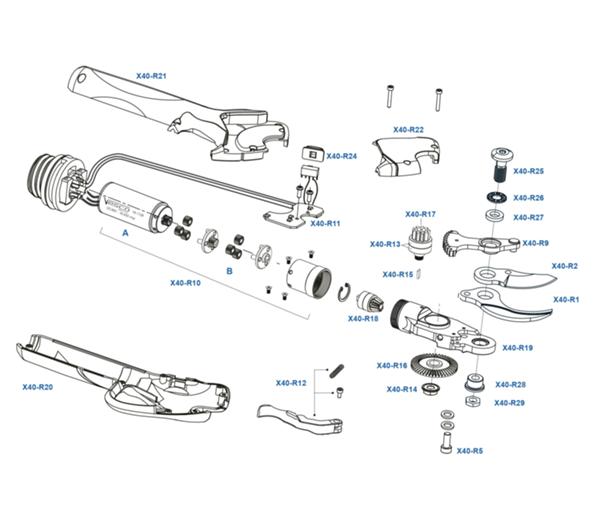 X40 - SUPERFAST Robotic shears 40mm