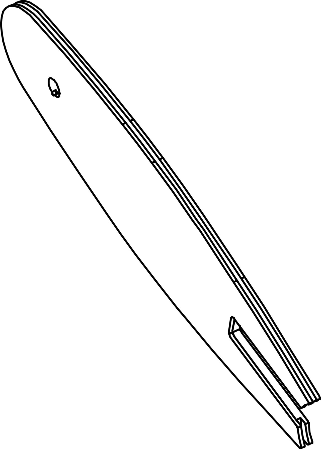 6",1/4 GUIDE BAR