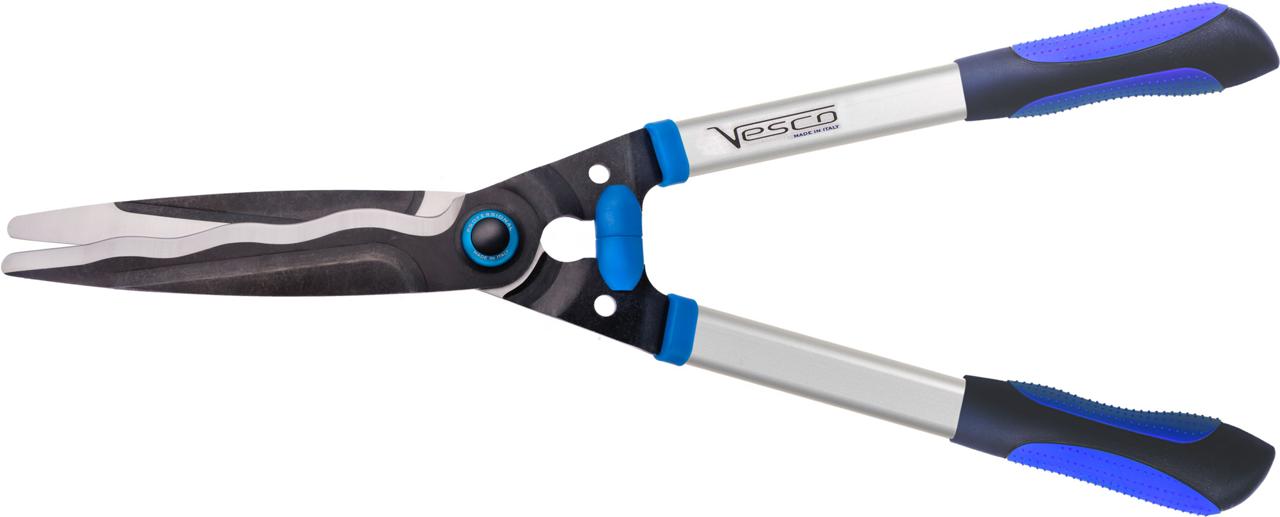 S2 - Professional hedge shears with wavy blade